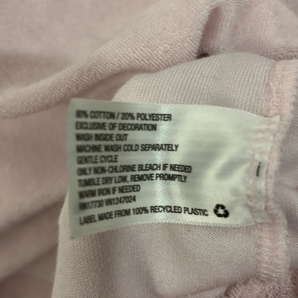 Stoney Clover Lane x Target Cropped Sweatshirt in Pink - Picture 7 of 7